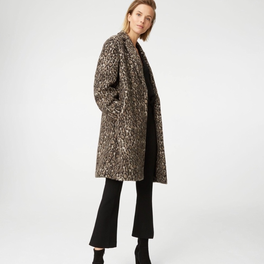 Club Monaco Millenie Coat in Leopard